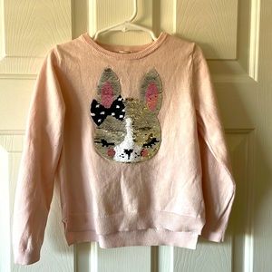 H&M kids pink sweater long sleeve